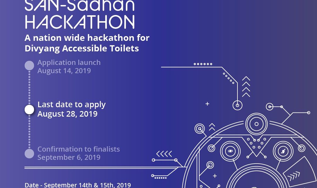 ‘San-Sadhan’ hackathon- for Divyangjan accessible toilets